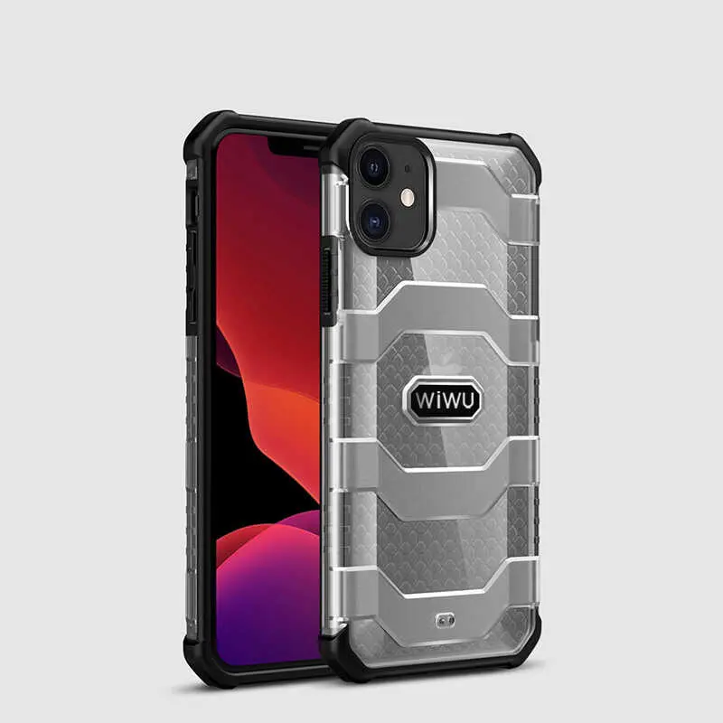 iPhone 12 Kılıf Wiwu Voyager, Mat Arka Yüzeyli