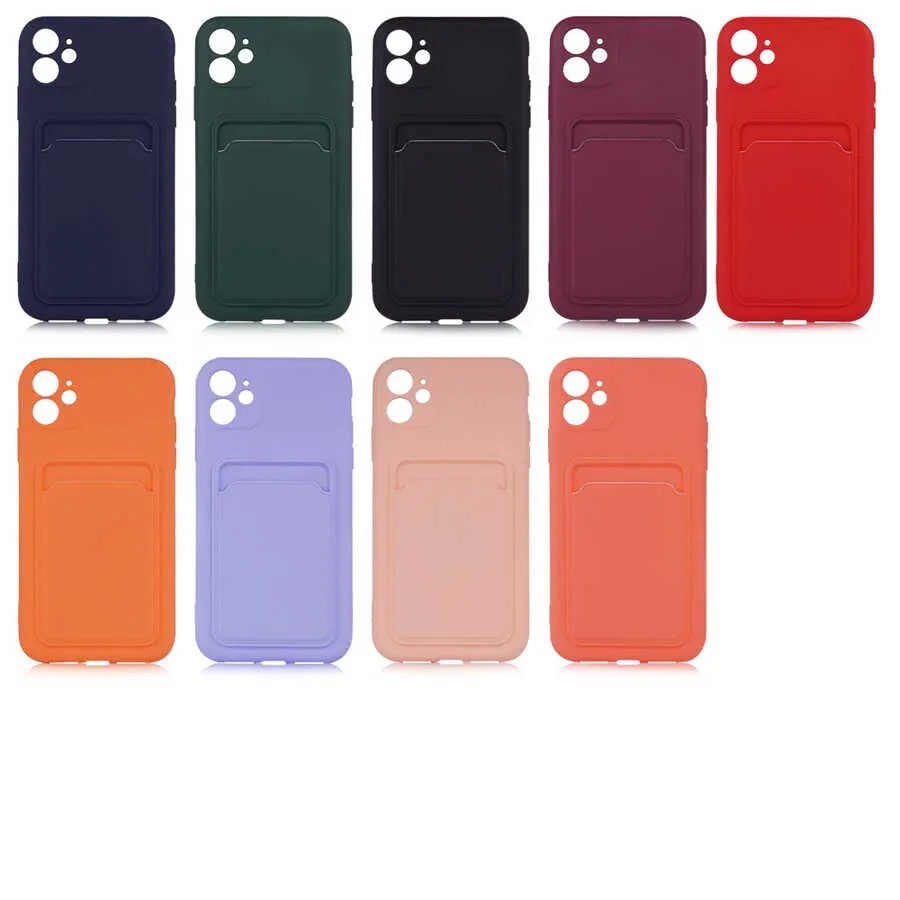 iPhone 12 Kartlık Bölmeli Kılıf - Zore Ofix