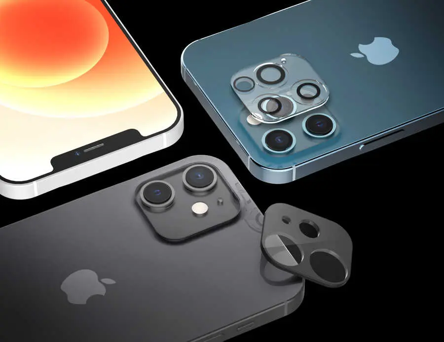 iPhone 12 Pro Temperli Cam Kamera Koruyucu - Araree C-Subcore