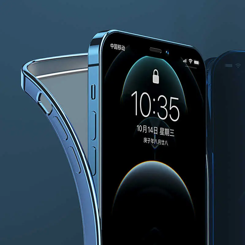iPhone 12 Pro Mat Elektrokaplama TPU Kılıf - Benks Matte Electroplated