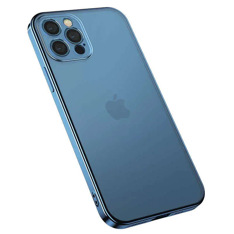 iPhone 12 Pro Mat Elektrokaplama TPU Kılıf - Benks Matte Electroplated
