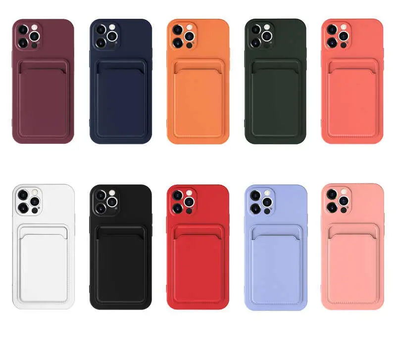 iPhone 12 Pro Kartlık Bölmeli Kılıf - Zore Ofix