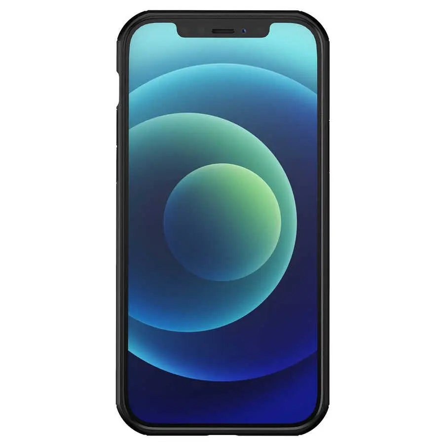 iPhone 12 Pro Kılıf, Yükseltilmiş Kenarlı ve Kamera Korumalı - Zore İnoks