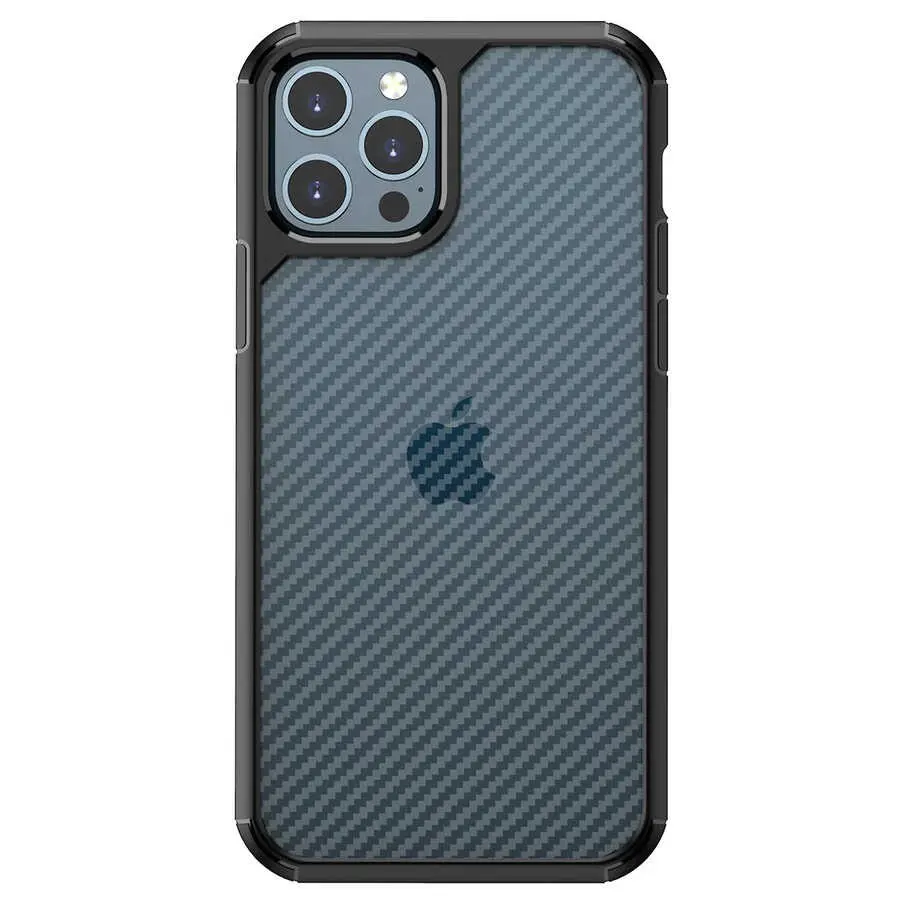 iPhone 12 Pro Kılıf, Yükseltilmiş Kenarlı ve Kamera Korumalı - Zore İnoks