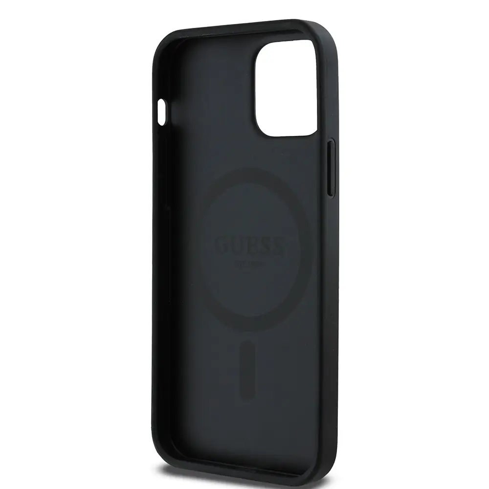 iPhone 12 Pro MagSafe Uyumlu Saffiano Kılıf - Guess Classic