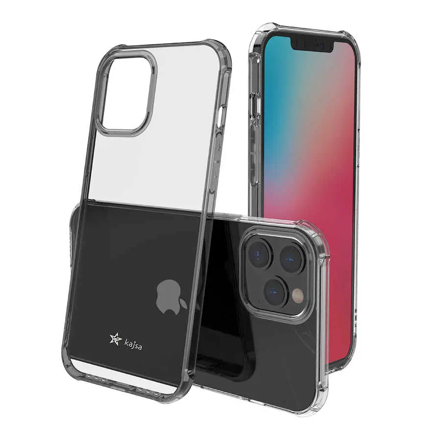 iPhone 12 Pro Şeffaf Kılıf, Airbag Köşeli - Kajsa Transparent