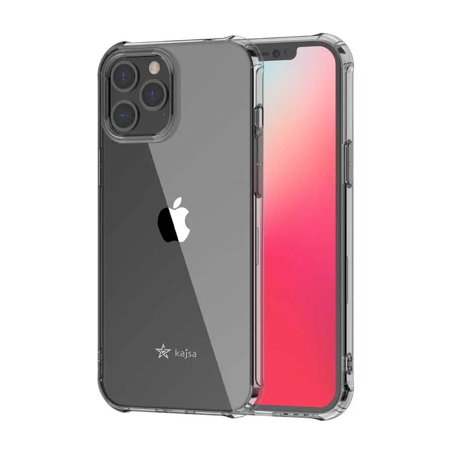 iPhone 12 Pro Şeffaf Kılıf, Airbag Köşeli - Kajsa Transparent