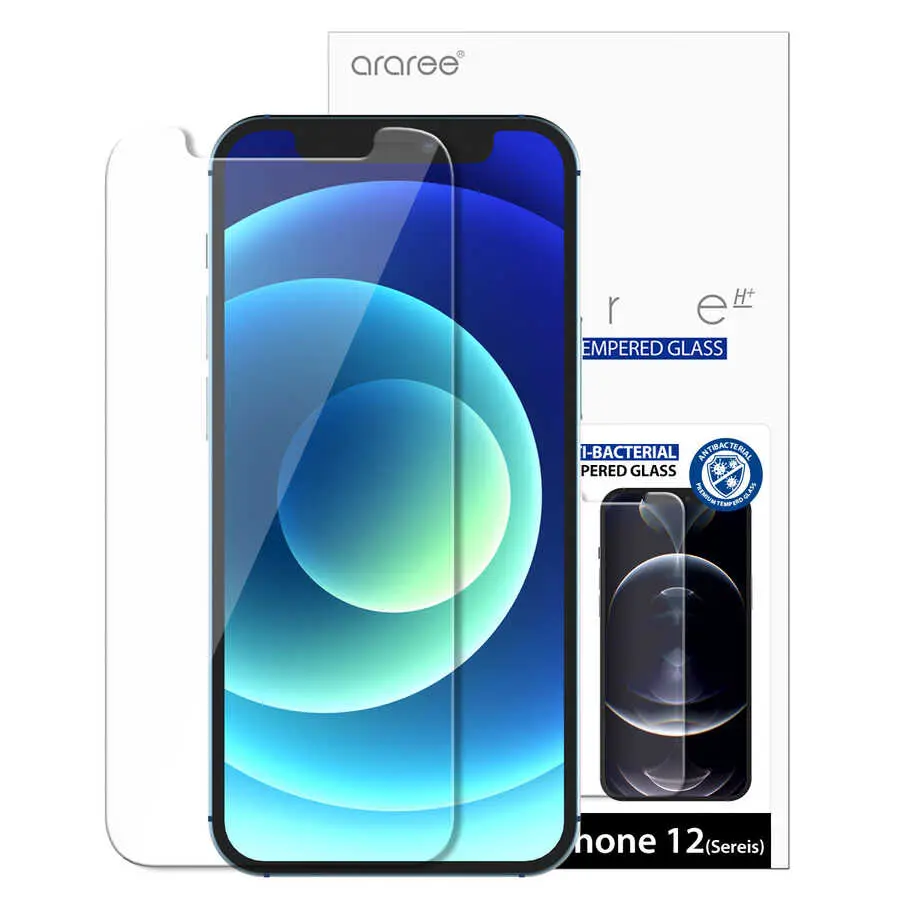 iPhone 12 Pro Max Temperli Cam Ekran Koruyucu - Araree Subcore