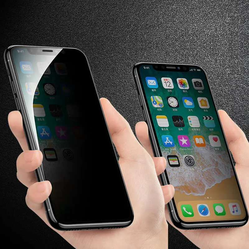 iPhone 12 Pro Max Gizlilik Ekran Koruyucu - Benks 0.3mm V Pro Anti-Dust