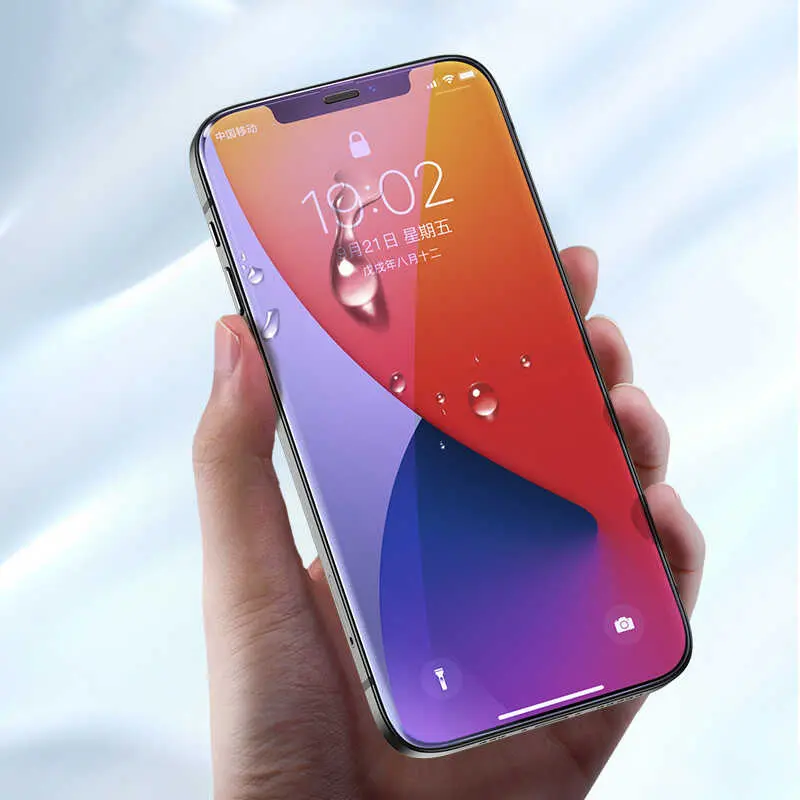 iPhone 12 Pro Max Ekran Koruyucu, Mavi Işık Filtreli - Benks KR Pro