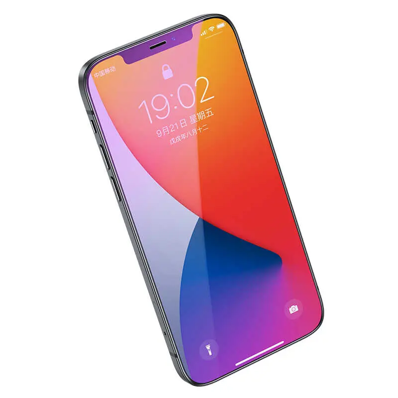 iPhone 12 Pro Max Ekran Koruyucu, Mavi Işık Filtreli - Benks KR Pro