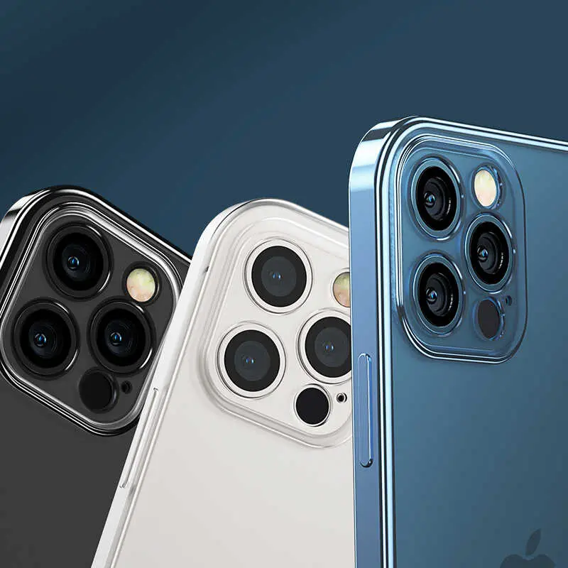 iPhone 12 Pro Max Mat Kaplamalı TPU Kılıf - Benks Matte Electroplated