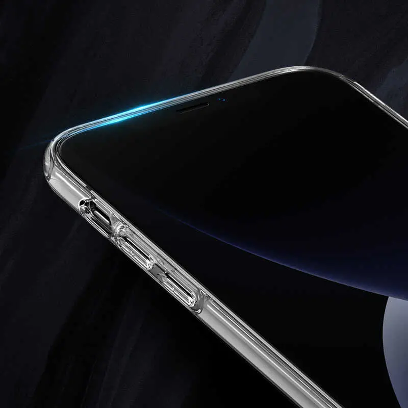 iPhone 12 Pro Max Şeffaf Cam Arka Yüzeyli Kılıf - Benks Magic Crystal