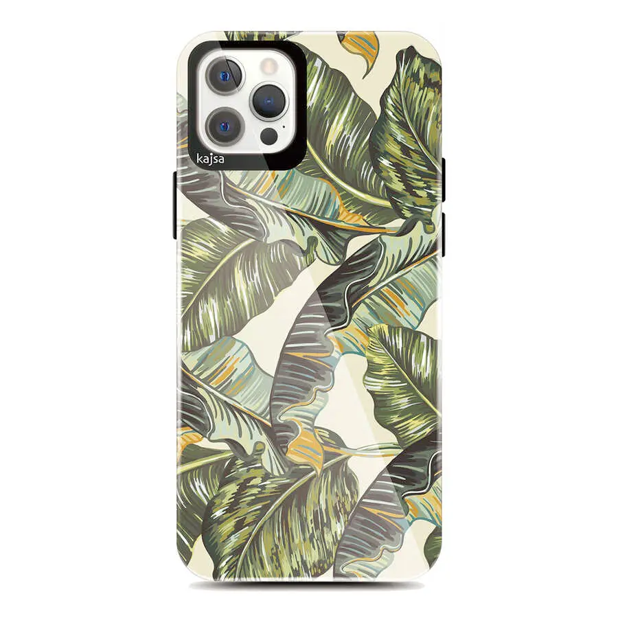 iPhone 12 Pro Max Çiçek Desenli Kılıf - Kajsa Botanic