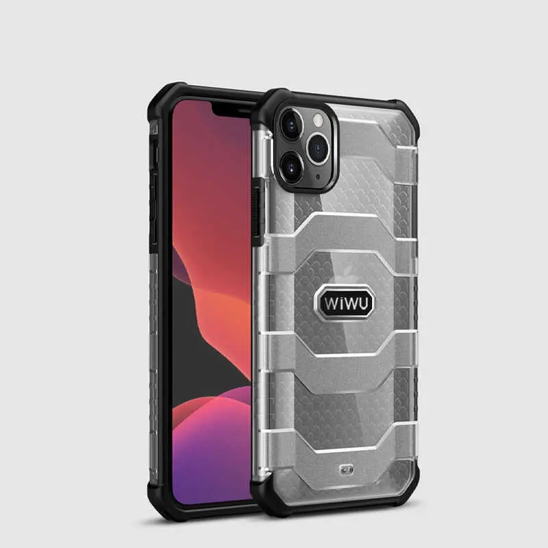 iPhone 12 Pro Max Kılıf, Mat Arka Yüzeyli - Wiwu Voyager