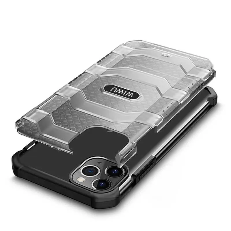 iPhone 12 Pro Max Kılıf, Mat Arka Yüzeyli - Wiwu Voyager