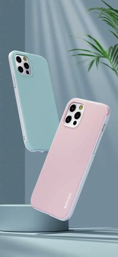 iPhone 12 Pro Max Kılıf, Yükseltilmiş Kenarlı Suni Deri Görünümlü - Wlons Hill