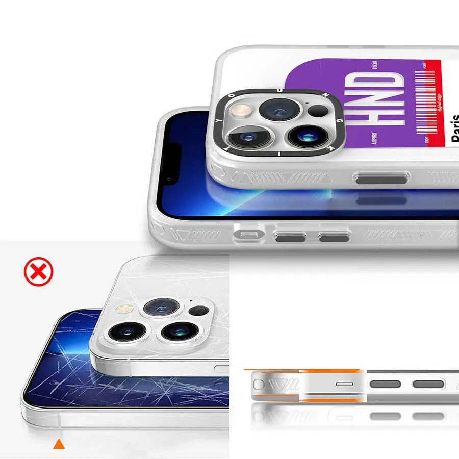 iPhone 12 Pro Max Kılıf, Desenli ve Darbe Emici Kapak - YoungKit Any Time Trip