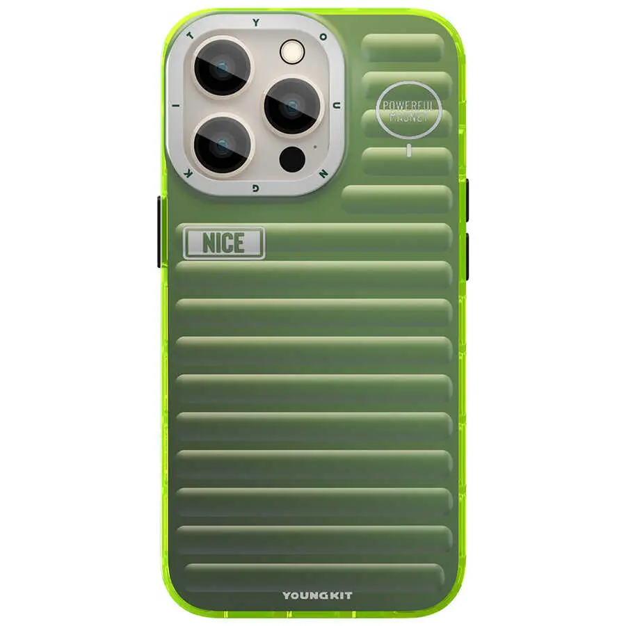 iPhone 12 Pro Max MagSafe Uyumlu Mat Kılıf - YoungKit Plain Coloured