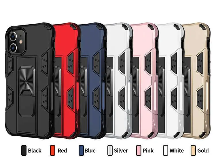 iPhone 12 Pro Max Katlanabilir Standlı Manyetik Kılıf - Zore Volve