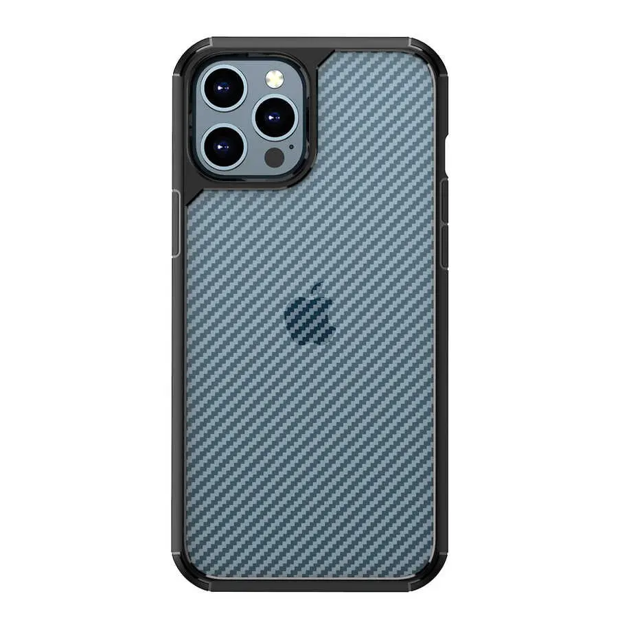 iPhone 12 Pro Max Kılıf, Yükseltilmiş Kamera Kenarlı - Zore İnoks