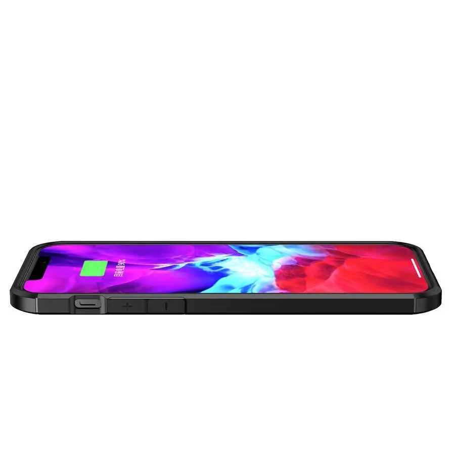 iPhone 12 Pro Max Kılıf, Yükseltilmiş Kamera Kenarlı - Zore İnoks