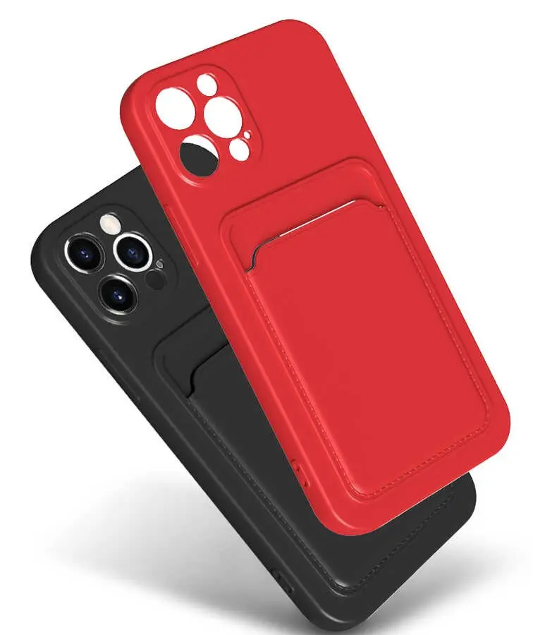 iPhone 12 Pro Max Kartlık Bölmeli Kılıf - Zore Ofix