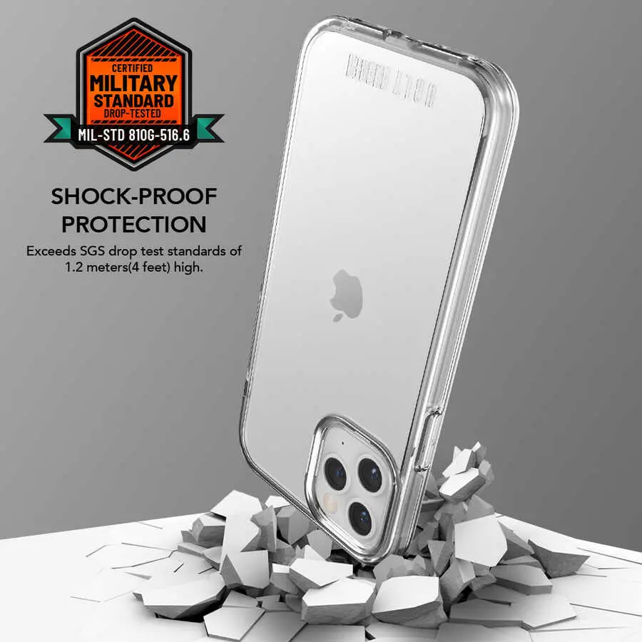 iPhone 12 Pro Max Şeffaf Kılıf - Ugly Rubber Pure