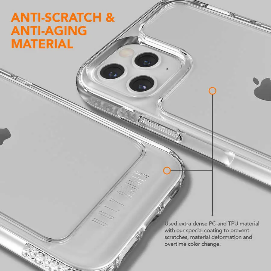 iPhone 12 Pro Max U Model Kapak - Ugly Rubber