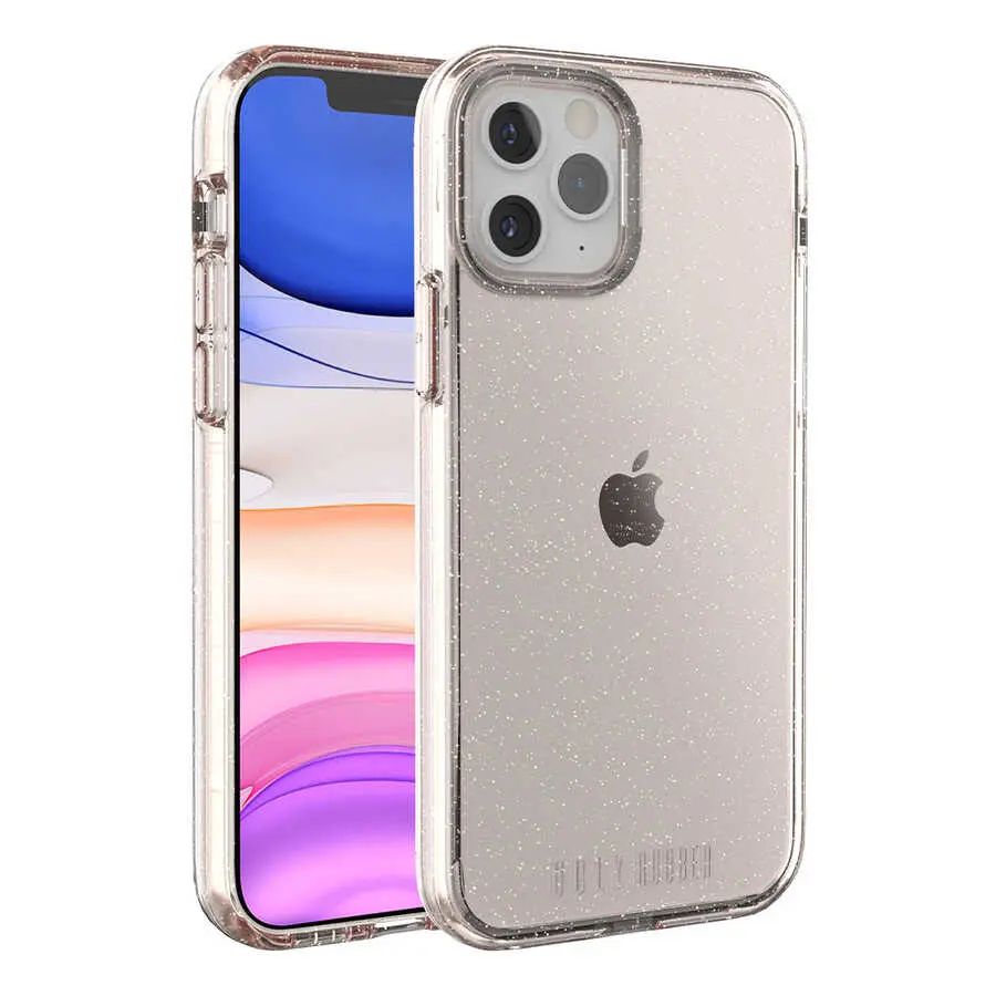 iPhone 12 Pro Max Şeffaf Arka Yüzeyli Kılıf - Ugly Rubber Vogue