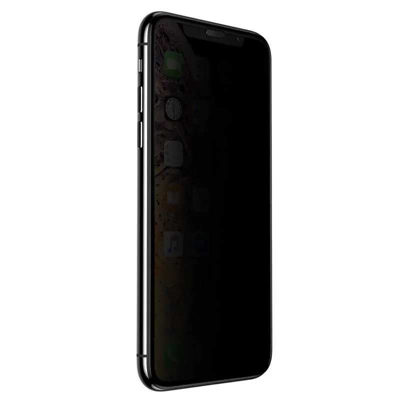 iPhone 12 Pro Max Temperli Ekran Koruyucu, Gizlilik ve Toz Önleyici - Zore