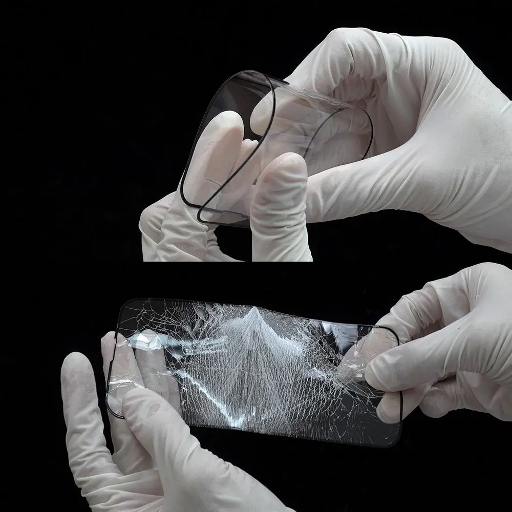 iPhone 12 Pro Max Cam Ekran Koruyucu, Hizalama Aparatlı - Zore Hadid Glass