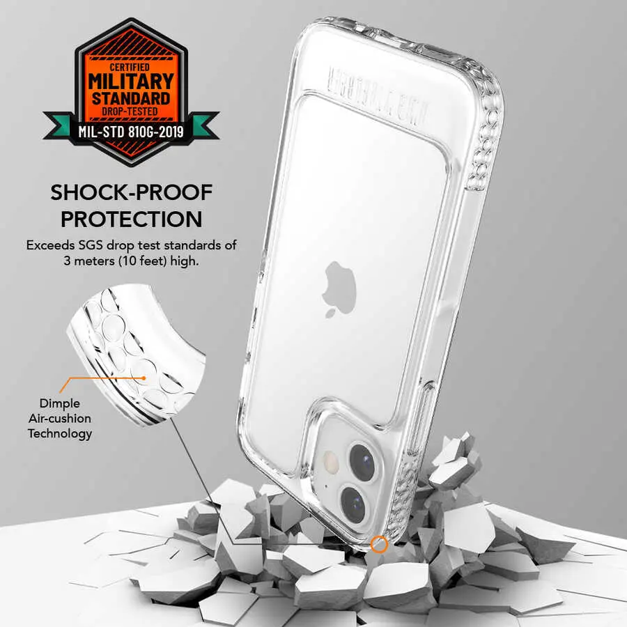 iPhone 12 U Model Şeffaf Kılıf - Ugly Rubber