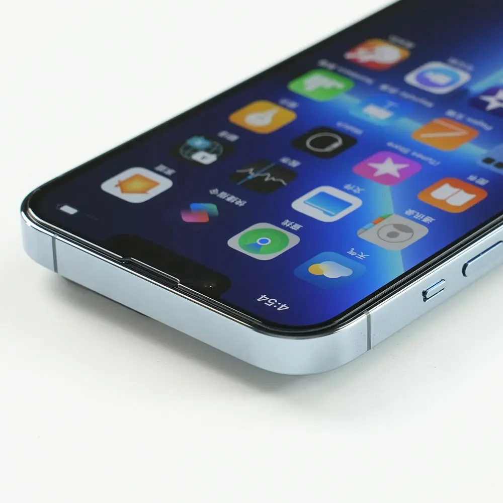 iPhone 12 Uyumlu Hizalama Aparatlı Cam Ekran Koruyucu - Zore Hadid Glass