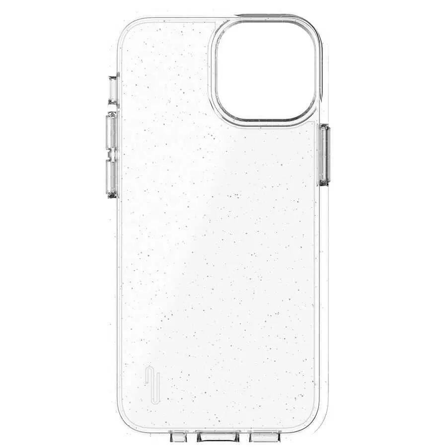 iPhone 13 Mini Şeffaf Simli Kılıf - Ugly Rubber Vogue