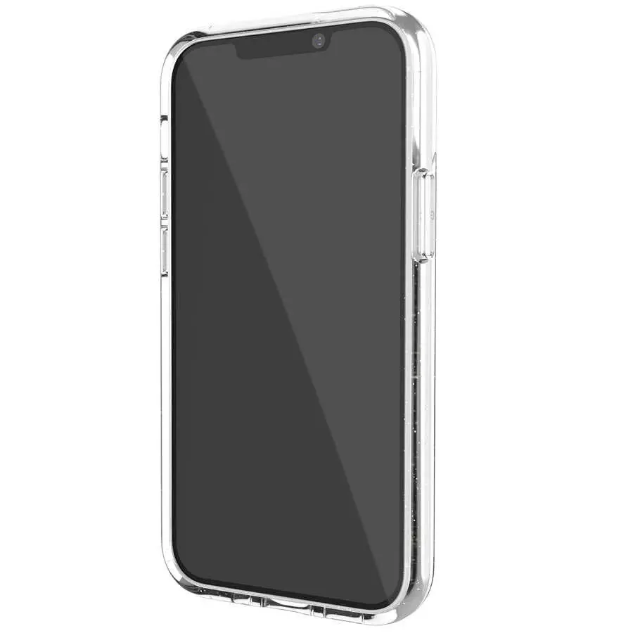 iPhone 13 Mini Şeffaf Simli Kılıf - Ugly Rubber Vogue