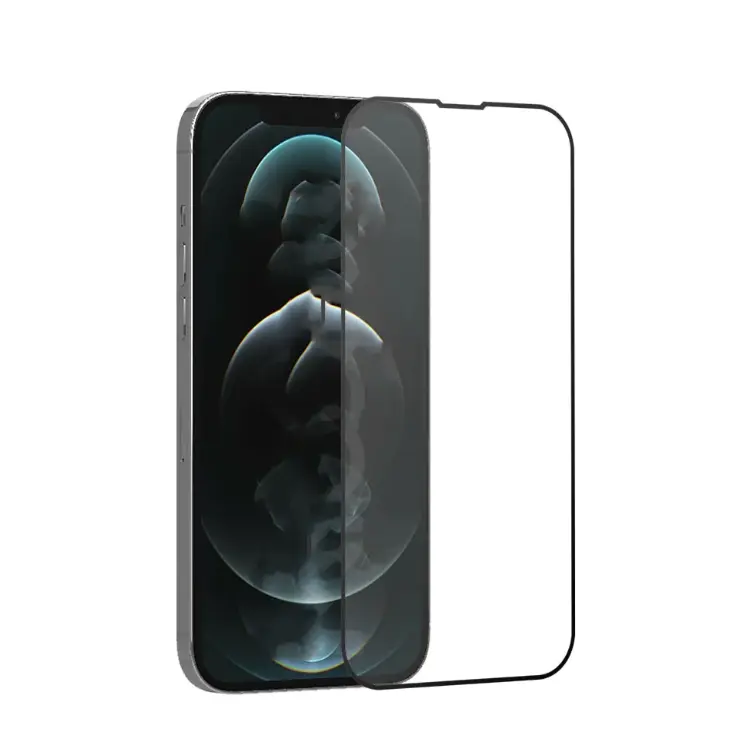 iPhone 13 Mini Tam Kaplama 9H Cam Ekran Koruyucu - Zore Rio Glass