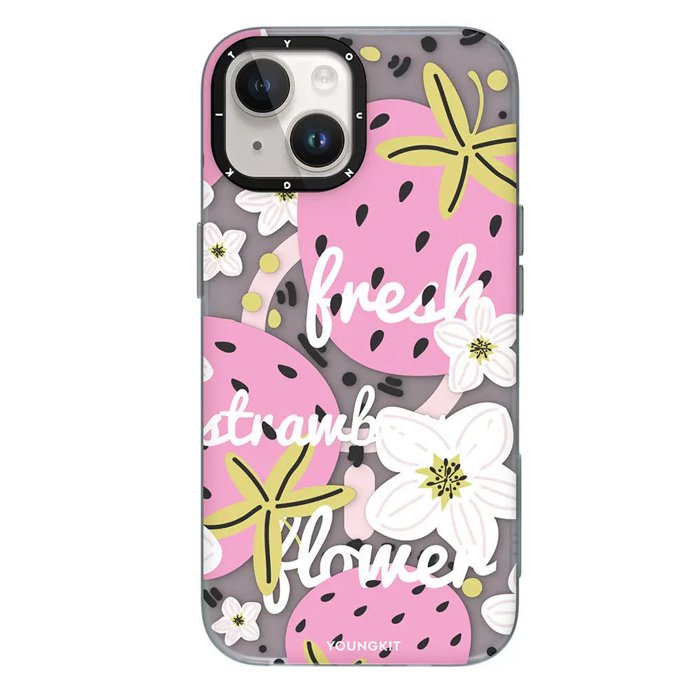 iPhone 13 MagSafe Uyumlu Yaz Meyvesi Desenli Kılıf - Youngkit Fruity Flavour