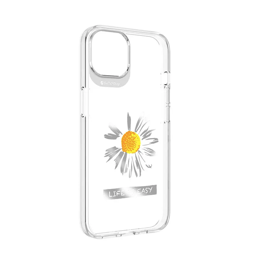 iPhone 13 Çift IMD Baskılı Lisanslı Kılıf - Switcheasy Artist Daisy