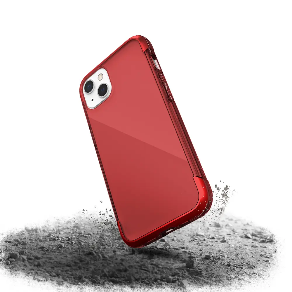 iPhone 13 Şeffaf Kılıf, Airbag Tasarımlı Metal Köşelikli - Raptic Air