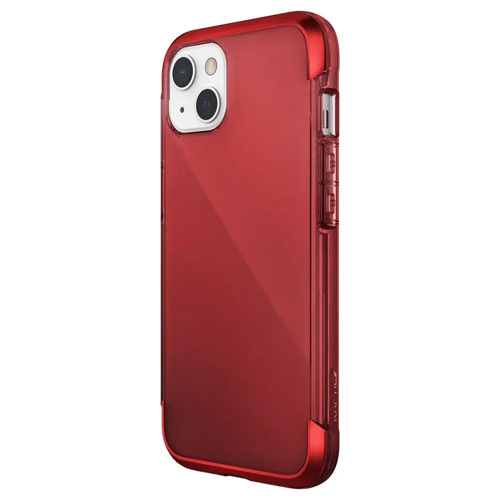 iPhone 13 Şeffaf Kılıf, Airbag Tasarımlı Metal Köşelikli - Raptic Air