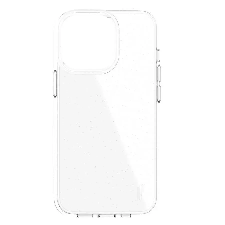 iPhone 13 Pro Şeffaf Simli Kılıf, Kamera Korumalı - Ugly Rubber Vogue