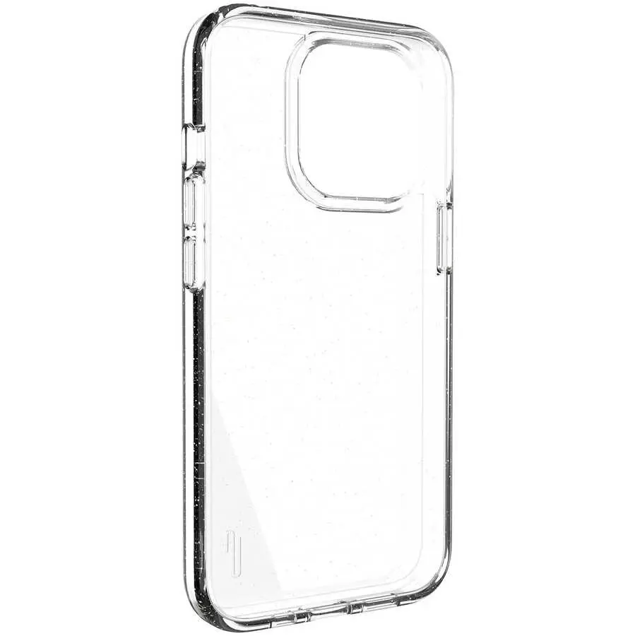 iPhone 13 Pro Şeffaf Simli Kılıf, Kamera Korumalı - Ugly Rubber Vogue