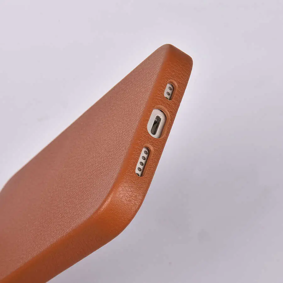 iPhone 13 Pro Deri Kılıf, Yükseltilmiş Kenarlı - Wiwu Calfskin