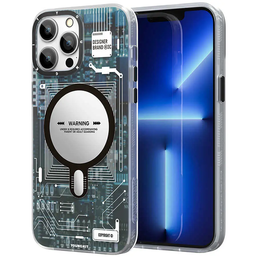 iPhone 13 Pro MagSafe Uyumlu Kılıf - YoungKit Technology Serisi