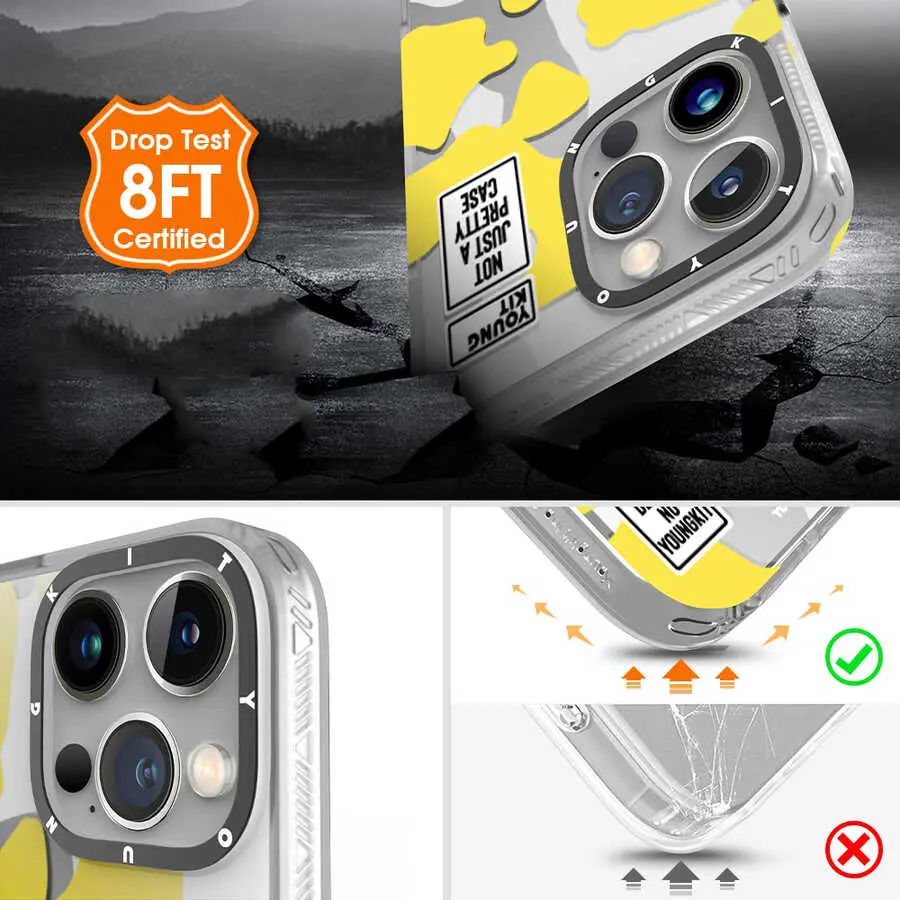 iPhone 13 Pro Kamuflaj Desenli Kılıf - YoungKit Kamuflaj Serisi