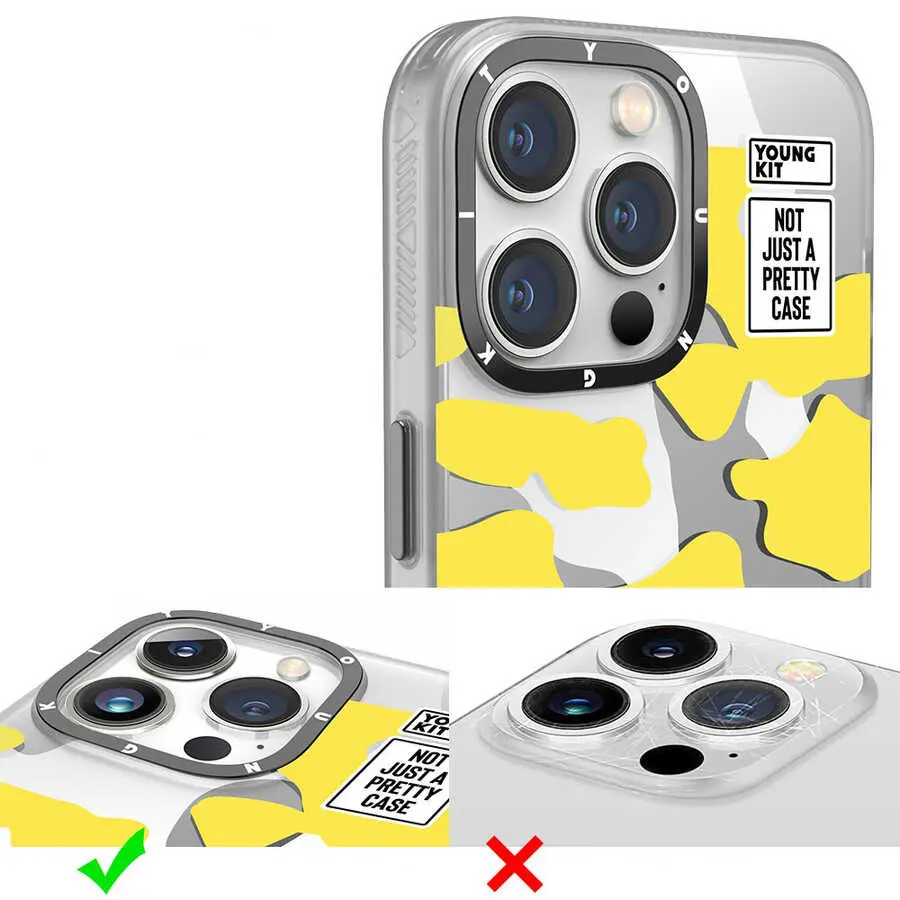 iPhone 13 Pro Kamuflaj Desenli Kılıf - YoungKit Kamuflaj Serisi
