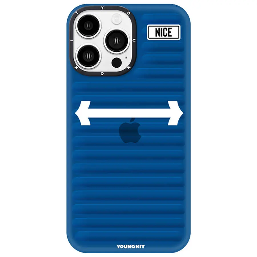 iPhone 13 Pro Tırtıklı Yüzeyli Kılıf - YoungKit Luggage FireFly