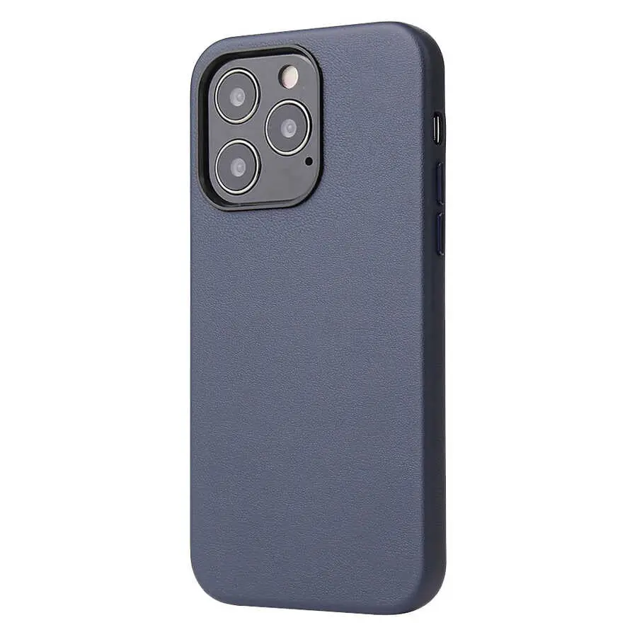 iPhone 13 Pro Deri Kılıf, Kaymayan Yüzeyli - Zore Eyzi