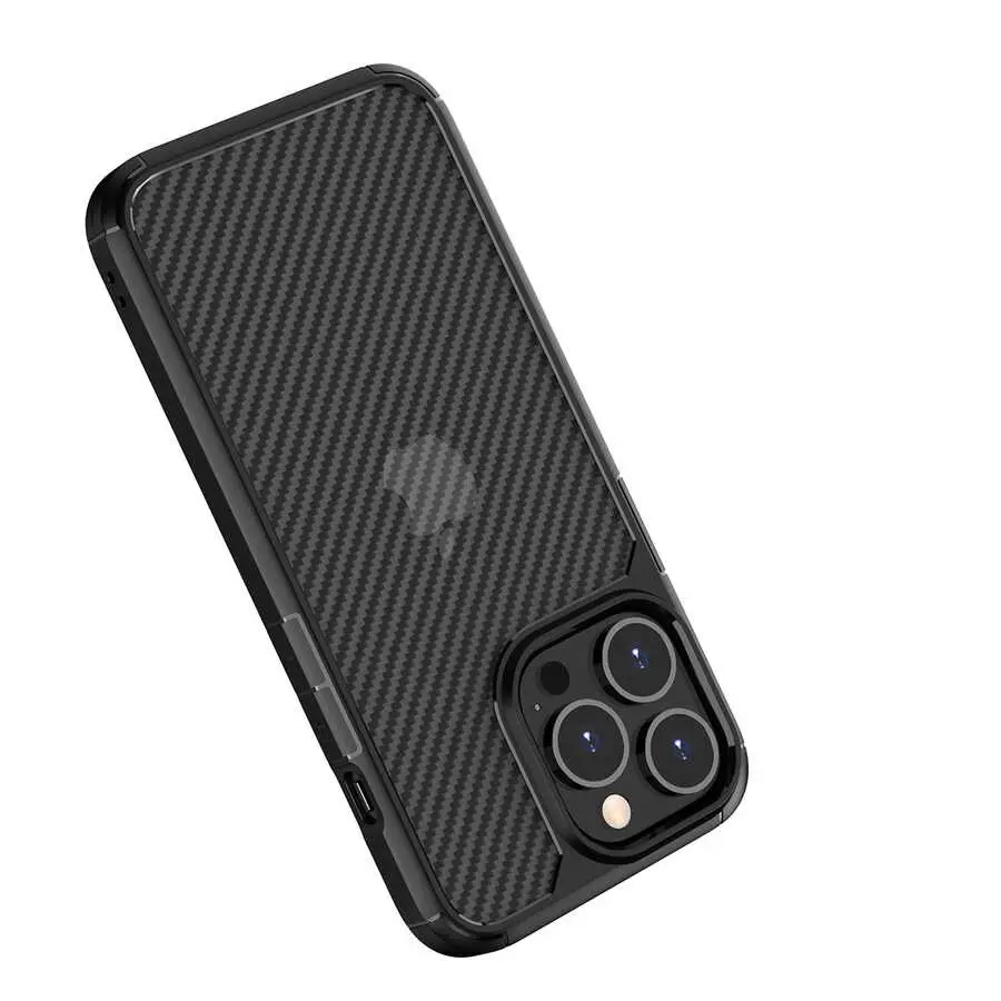 iPhone 13 Pro Kılıf, Yükseltilmiş Kenarlı TPU Silikon Kapak - Zore İnoks